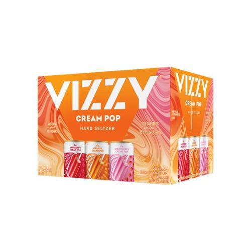 Vizzy - Cream Pop Hard Seltzer Variety Pack
