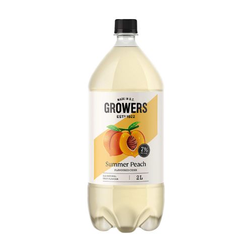 Growers - Summer Peach Flavoured Cider (2L)