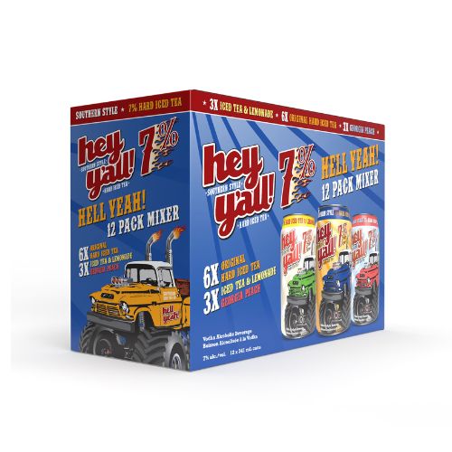 Shop Hey Y'all - 7% Hard Iced Tea Mixer Pack - BC Liquor Delivery