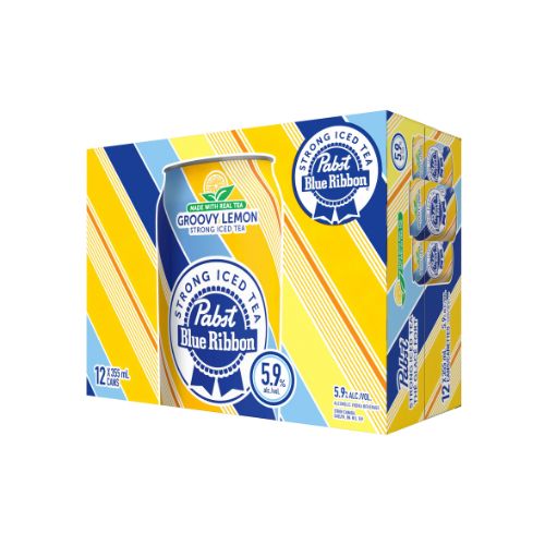 Pabst Blue Ribbon - Groovy Lemon Hard Iced Tea