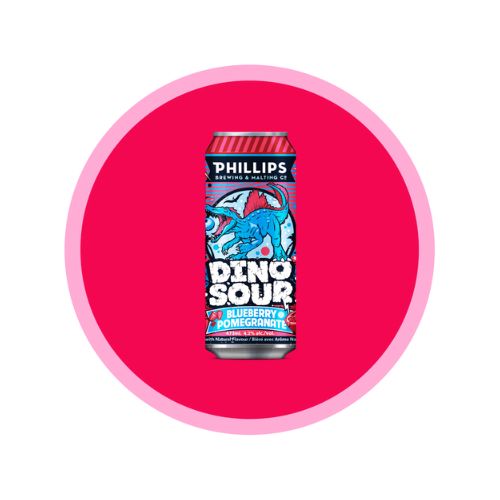 Phillips Brewing Co - Blueberry Pomegranate Dino Sour