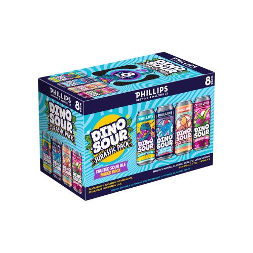 Shop Phillips Brewing Co Dino Sour Jurassic Mixed Pack BC Beer