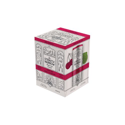 The Strait & Narrow - Cherry Lime Gin Cocktail