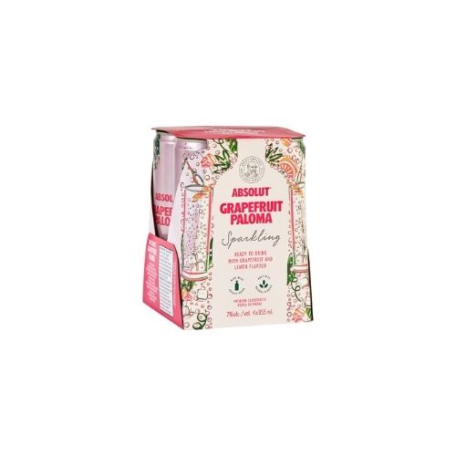 Shop Absolut Grapefruit Paloma BC Liquor Delivery Vessel Spirits