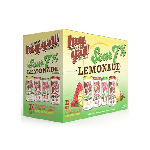Hey Y'all - Sour 7% Lemonade Mixer Pack