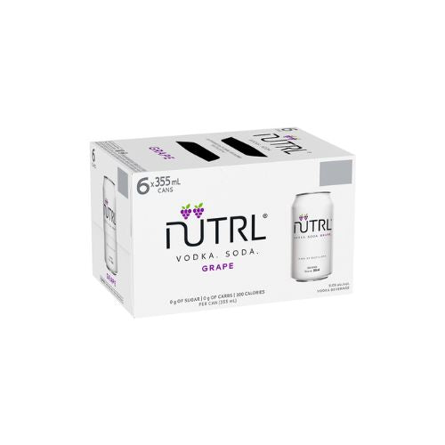 Shop Nutrl - Grape Vodka Soda - BC Liquor Delivery - Vessel Spirits