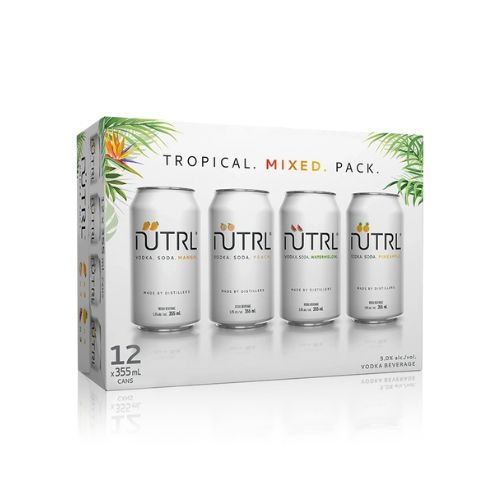 Nutrl - Tropical Vodka Soda Mixed Pack