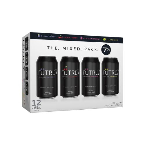 Nutrl - 7 Vodka Soda Mixed Pack