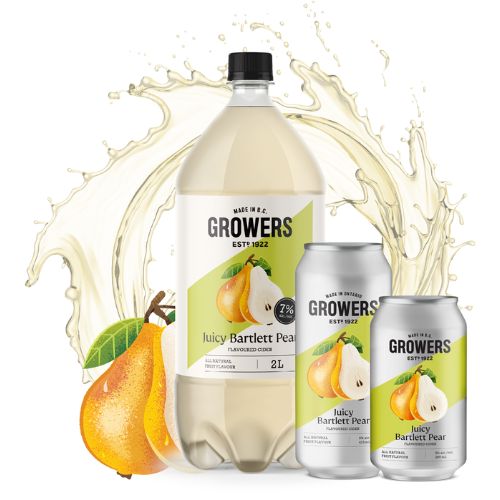Growers - Juicy Bartlett Pear Flavoured Cider (2L)