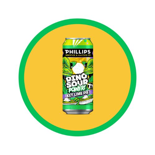 Phillips Brewing Co - Key Lime Pie Power! Dino Sour
