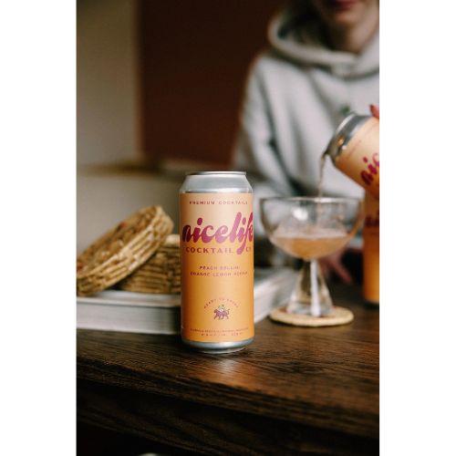 NiceLife - Peach Bellini Orange Lemon & Vodka Soda