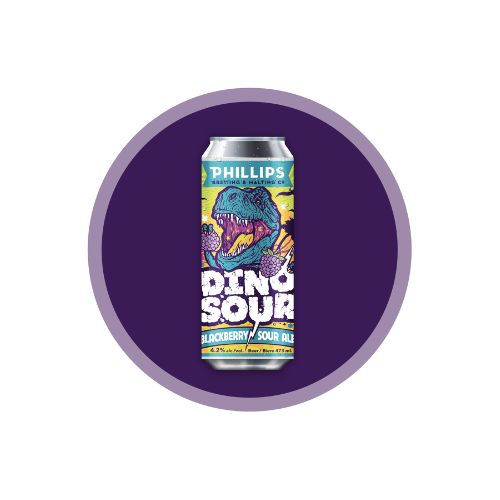 Phillips Brewing Co - Blackberry Dino Sour