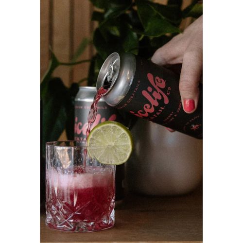 NiceLife - Cherry Black Lime & Vodka Soda