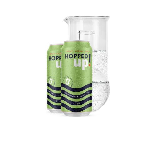 Category 12 Brewing - Hopped Up! Bright Citrusy Piney Sparkling Hop-Infused Water