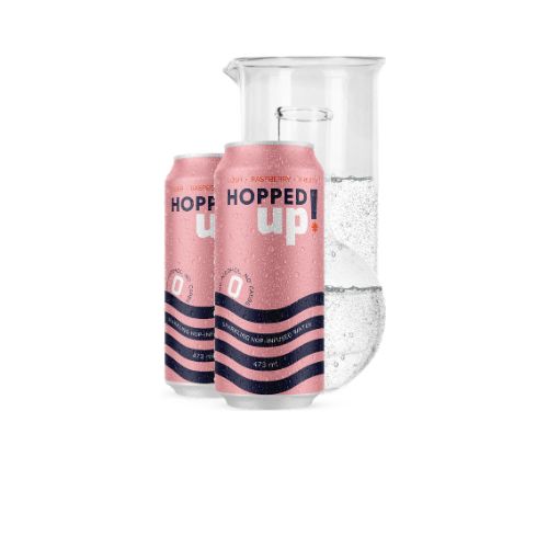 Category 12 Brewing - Hopped Up! Lush Raspberry Fruity Sparkling Hop-Infused Water