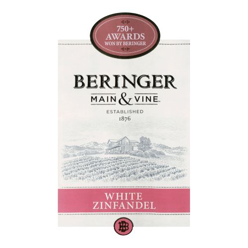 Shop Beringer Main & Vine White Zinfandel (3L) BC Wine Delivery