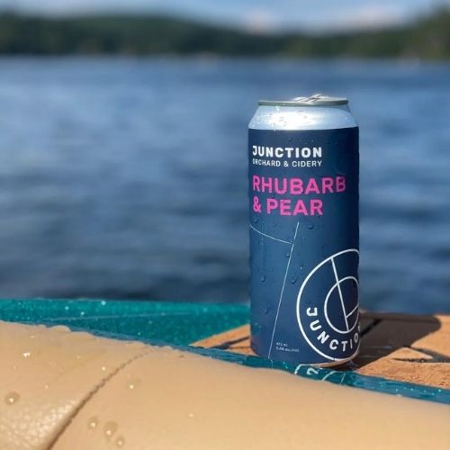 Junction Orchard & Cidery - Rhubarb & Pear Cider