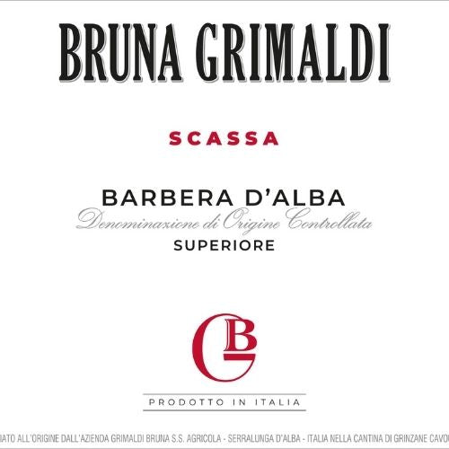 Bruna Grimaldi - Scassa Barbera d'Alba Superiore